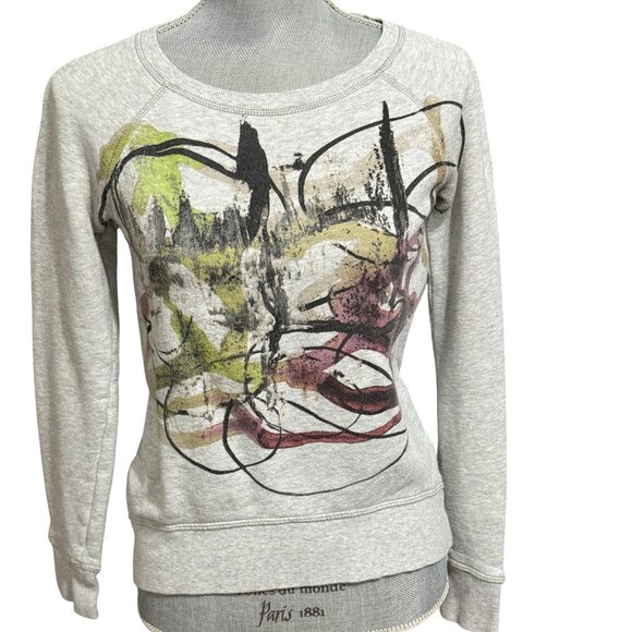 Proenza Schouler Sweatshirt -  Size XS - Gray Abstract - Neiman Marcus Target - Picture 1 of 8